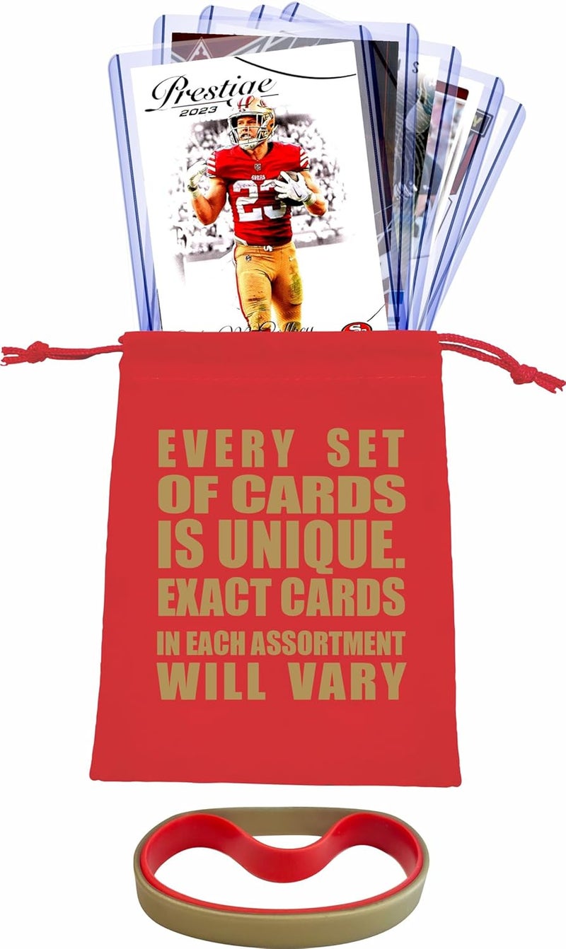Chaser Christian McCaffrey (5) Assorted Football Cards Gift Pack - San Francisco 49ers - Image 5